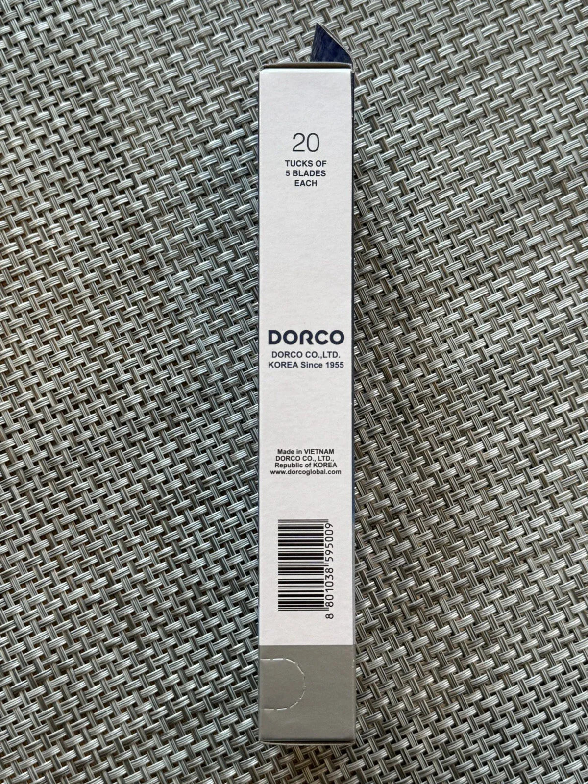 Dorco STP301LONG Prime Platinum Long Double Edge Razor Blade, 1000 ct