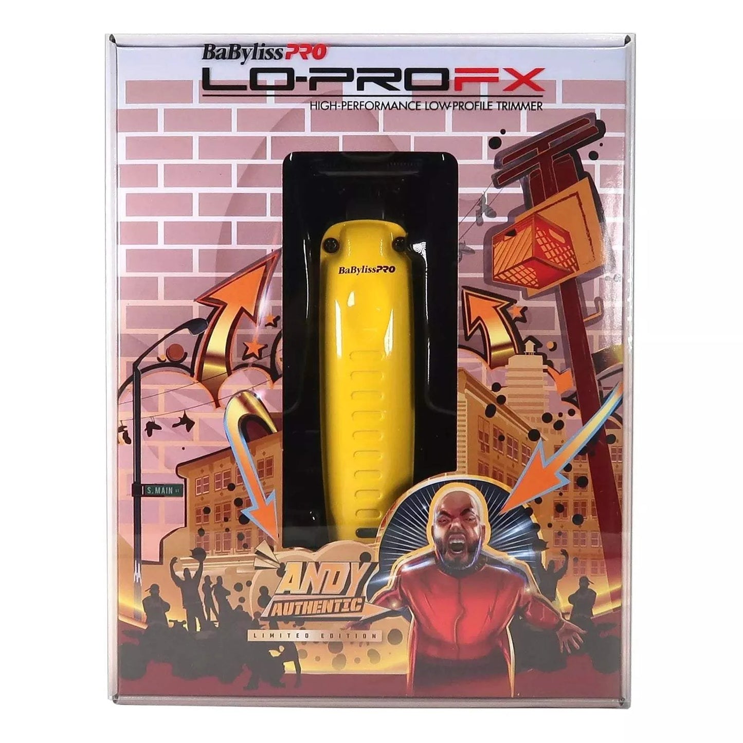 Babyliss Pro FX726YI LoPROFX Influencer Trimmer - Yellow