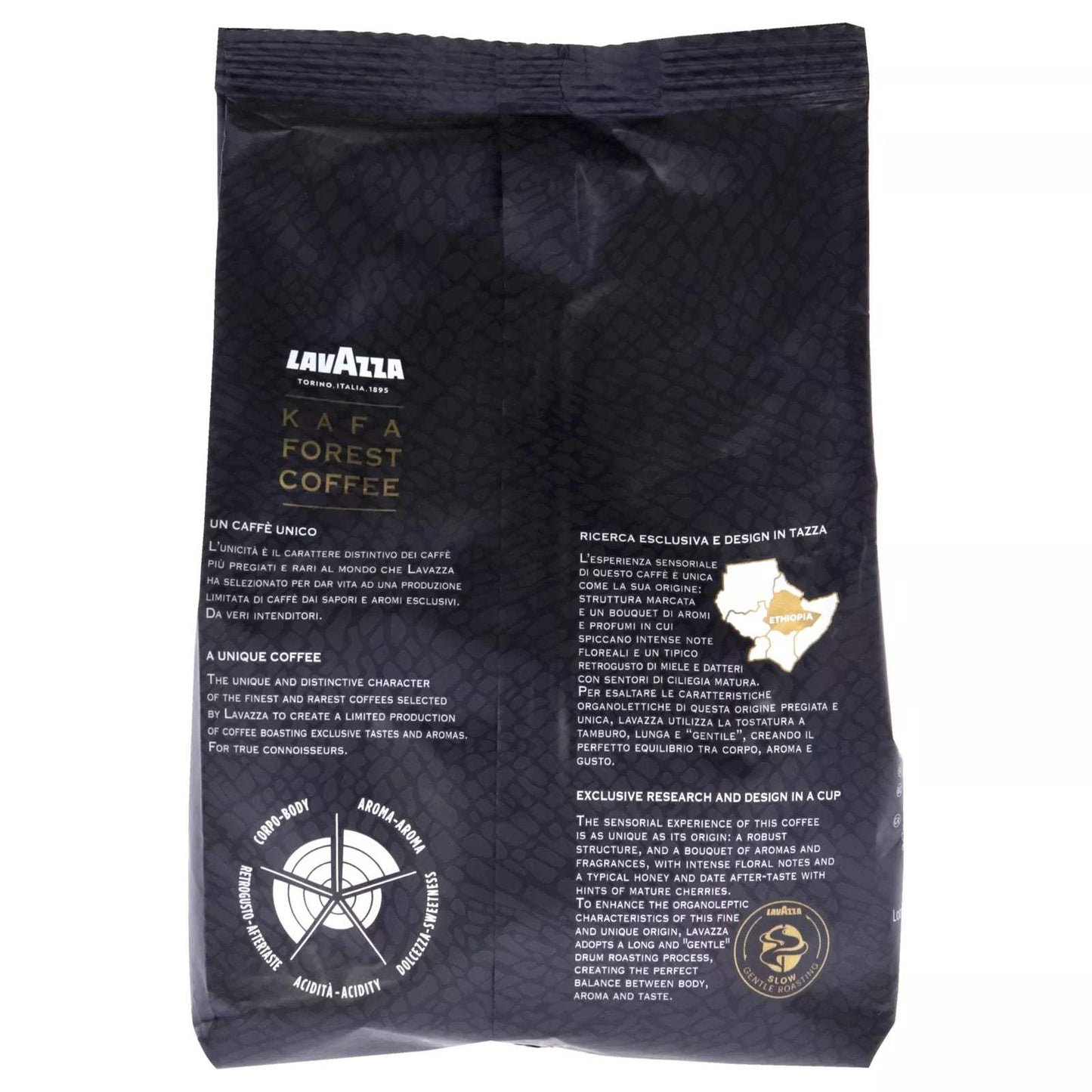 Kafa Forest Roast Whole Bean Coffee by Lavazza for Unisex - 17.6 oz Coffee