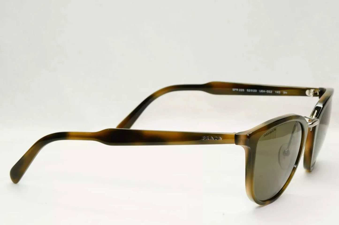Prada SPR 22S U6A-5S2 - Green Havana-Brown by Prada for Men - 52-23-145 mm Sunglasses