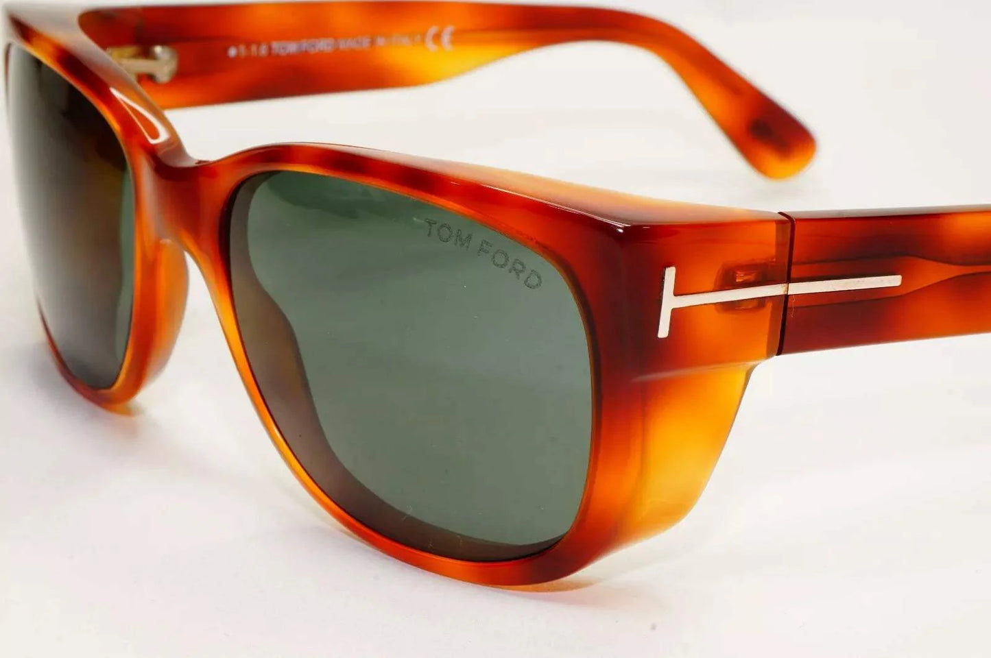 Tom Ford TF441 53N Carson - Blonde Havana-Green by Tom Ford for Men - 56-17-130 mm Sunglasses