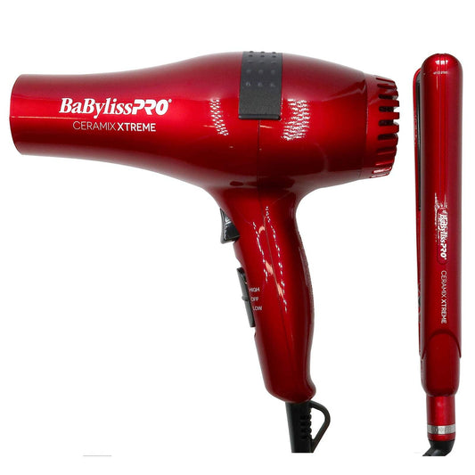 BaBylissPRO Ceramix Xtreme Flat Iron 1" & Hair Dryer
