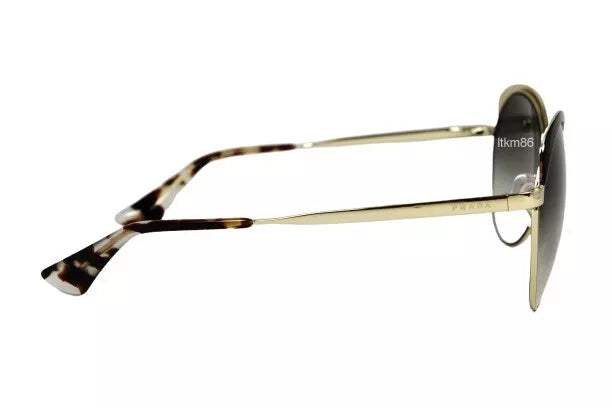 Prada SPR 54S QE3-0A7 - Black-Pale Gold-Grey Gradient by Prada for Women - 59-20-140 mm Sunglasses