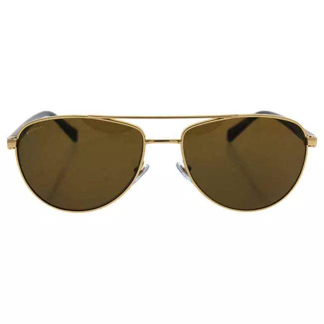 Bvlgari BV5026K 391-83 - Gold-Plated Polarized by Bvlgari for Men - 60-17-142 mm Sunglasses