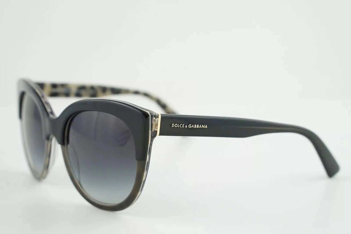 Dolce and Gabbana DG 4259 2857-8G - Top Black On Leo-Grey Gradient by Dolce and Gabbana for Women - 56-20-140 mm Sunglasses