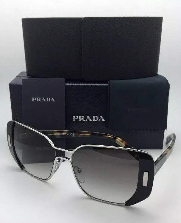 Prada SPR 59S 1AB-OA7 - Black-Grey by Prada for Women - 56-16-135 mm Sunglasses