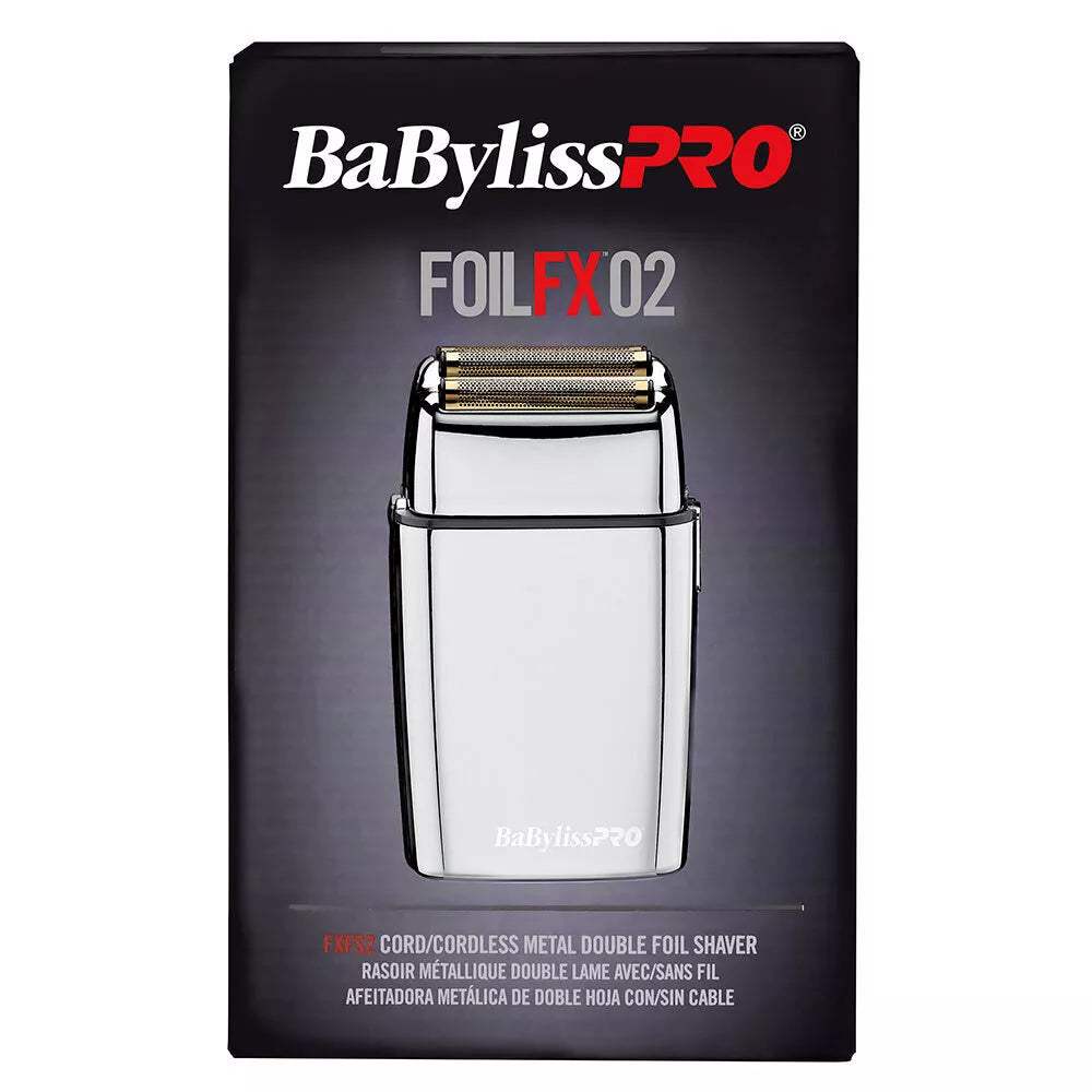 BaBylissPRO FOILFX02 Cordless Metal Double Foil Shaver
