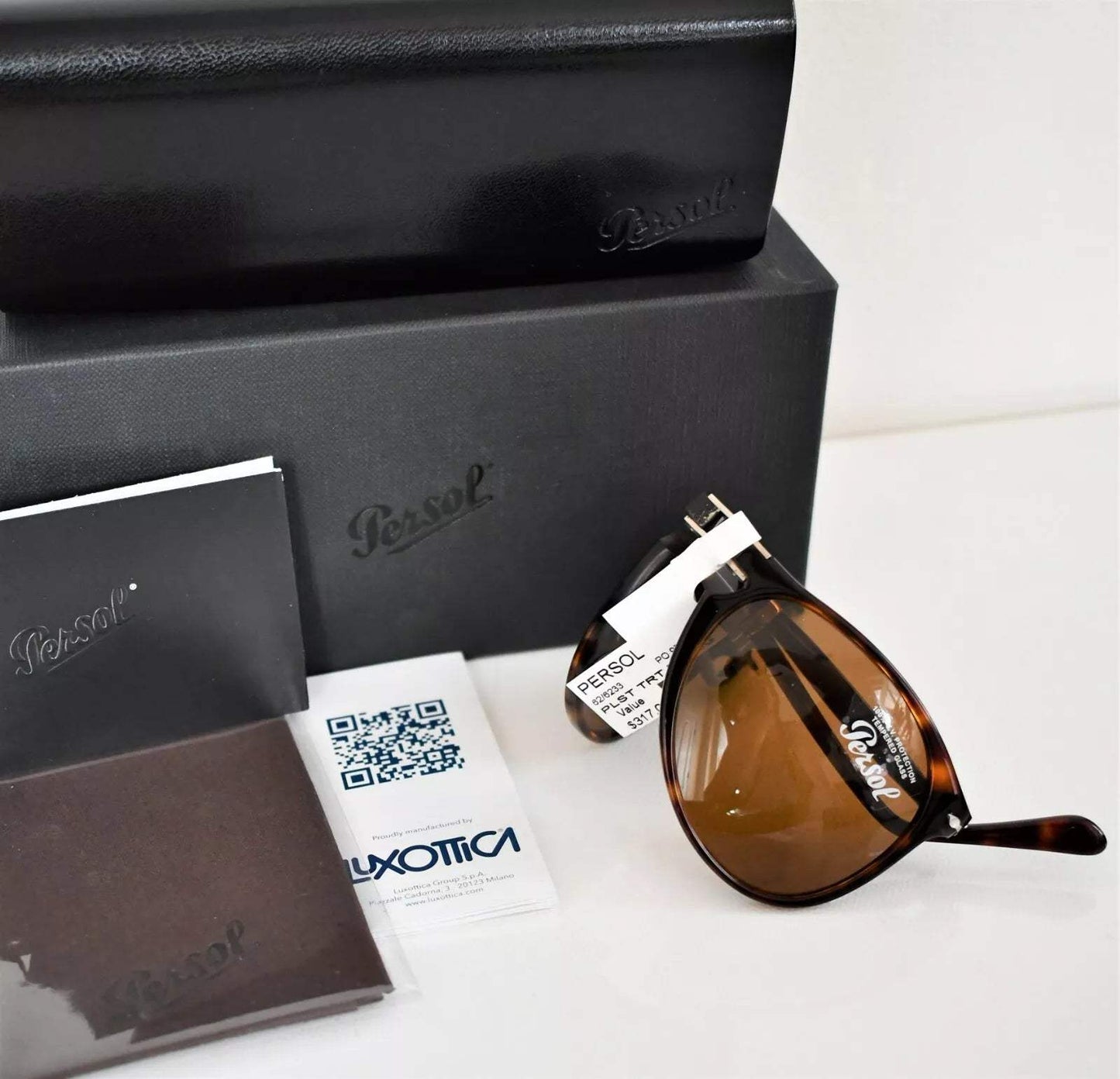Persol PO9714S 24-33 - Havana-Brown by Persol for Men - 52-20-140 mm Sunglasses