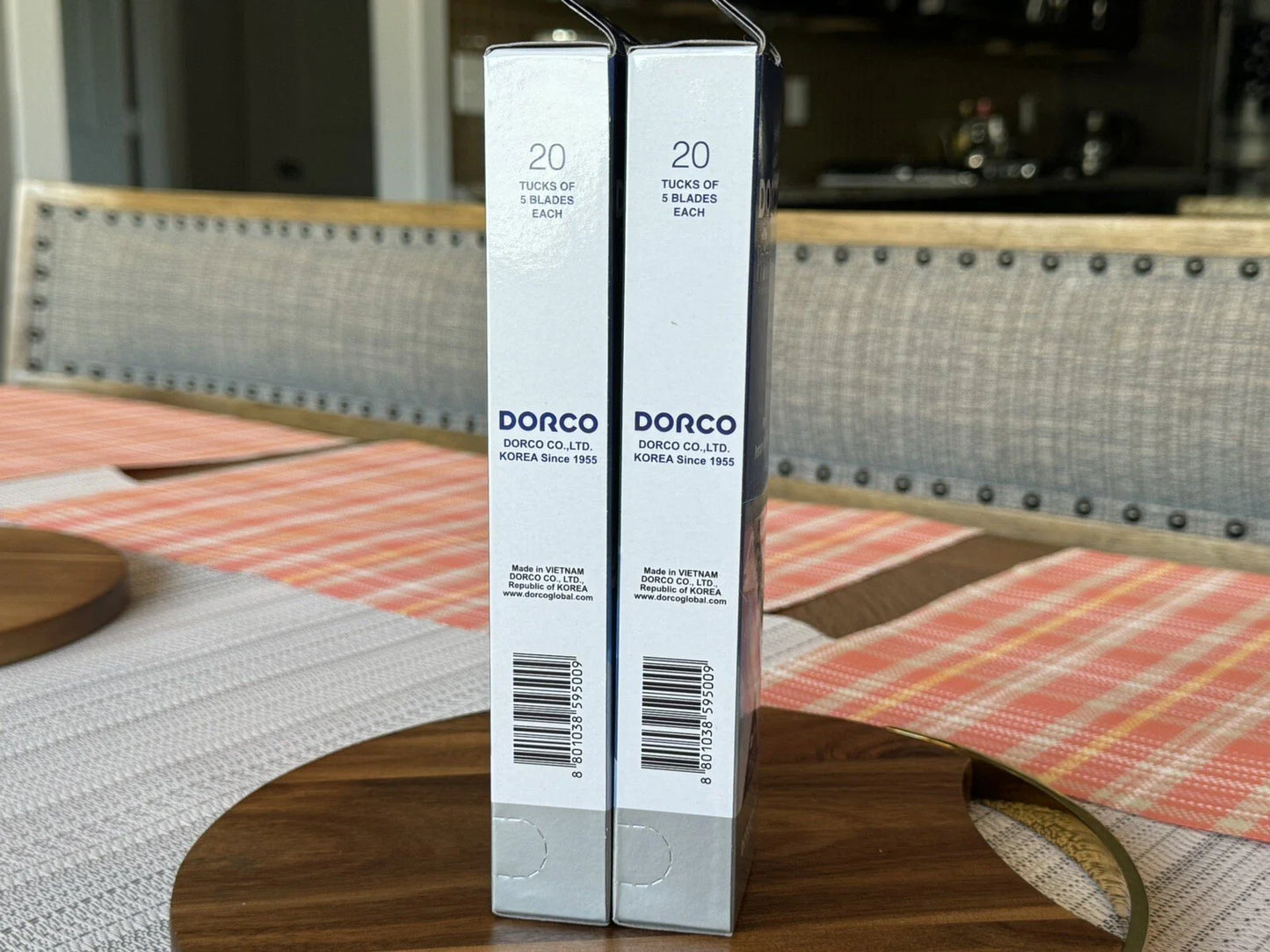 Dorco STP301LONG Prime Platinum Long Double Edge Razor Blade, 1000 ct