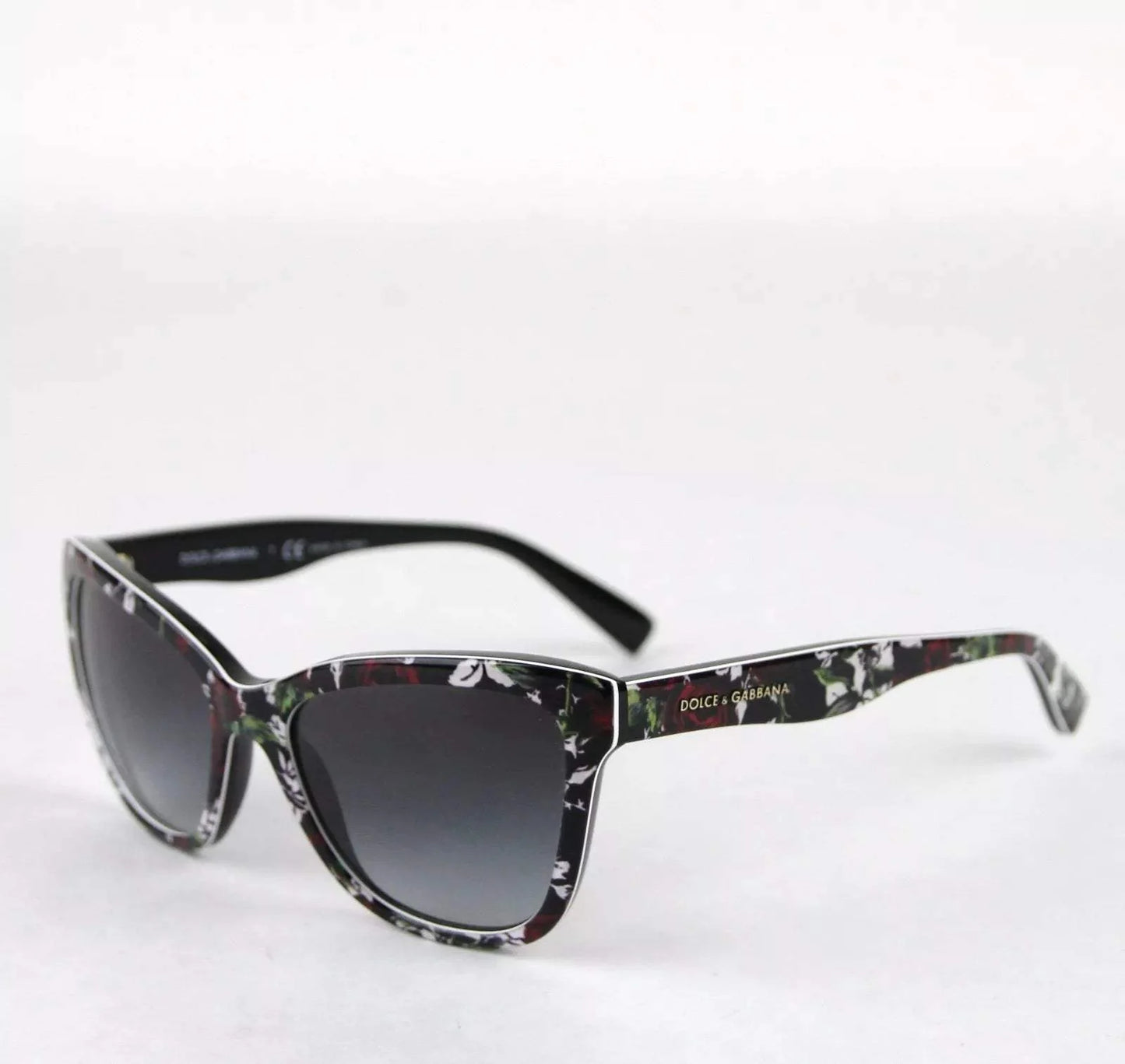 Dolce and Gabbana DG 4237 3019-8G - Top Print Rose-Black-Grey Gradient by Dolce and Gabbana for Women - 47-15-130 mm Sunglasses