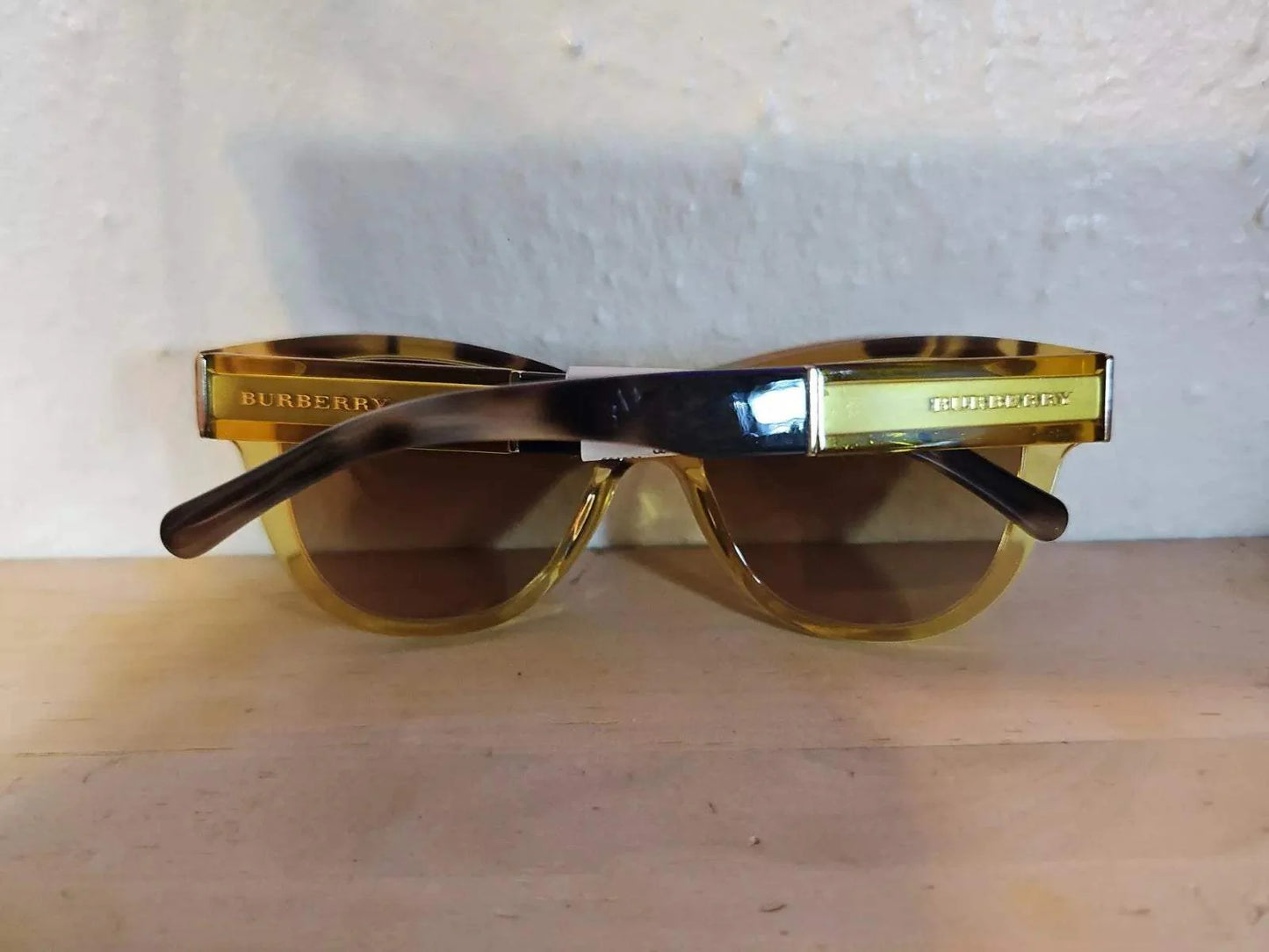 Burberry BE 4206 3562-13 - Transparent Yellow-Brown Gradient by Burberry - 55-17-140 mm Sunglasses