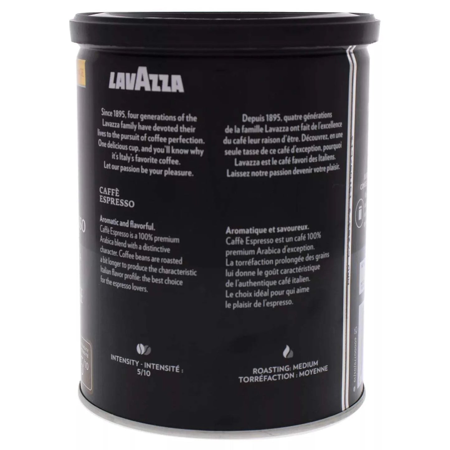Caffe Espresso Medium Roast Ground Coffee by Lavazza for Unisex - 8 oz Coffee