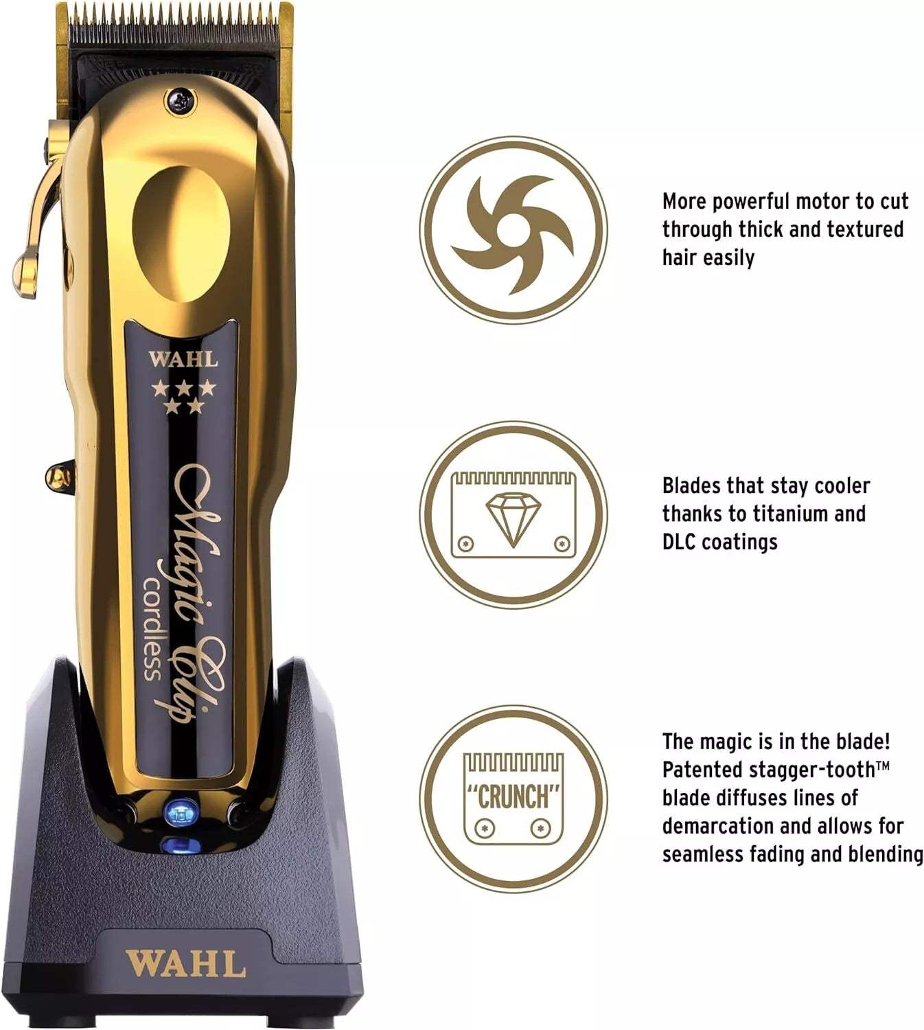 Wahl Gold Cordless Magic Clip Limited Edition