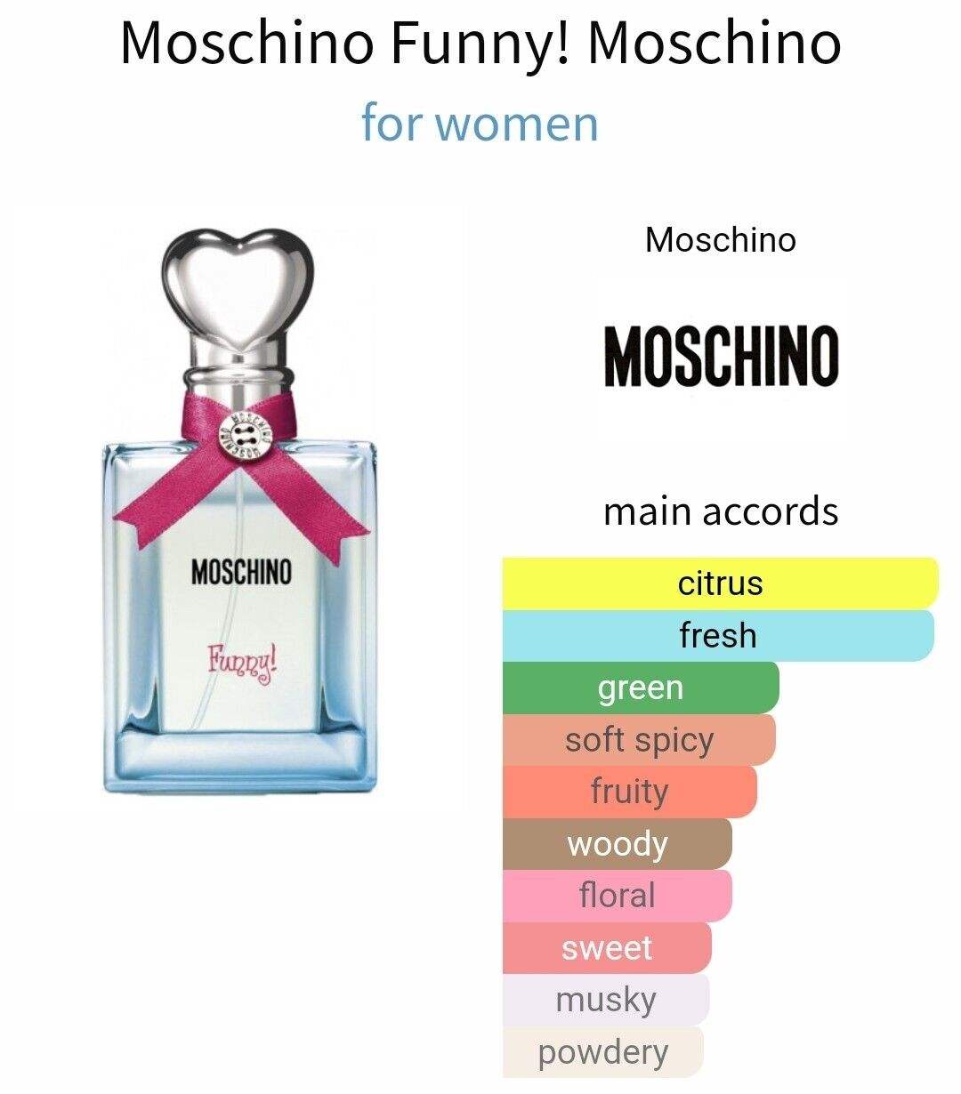 Moschino Funny by Moschino for Women - 1.7 oz EDT Spray