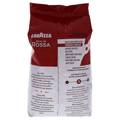 Qualita Rossa Roast Whole Bean Coffee by Lavazza for Unisex - 35.2 oz Coffee