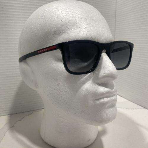 Prada SPS 03O 1AB-5W1 - Black-Grey Gradient Polarized by Prada for Unisex - 55-18-140 mm Sunglasses