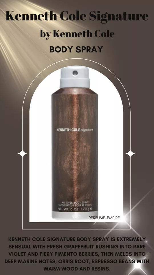 Kenneth Cole Signature by Kenneth Cole for Men - 6 oz Body Spray