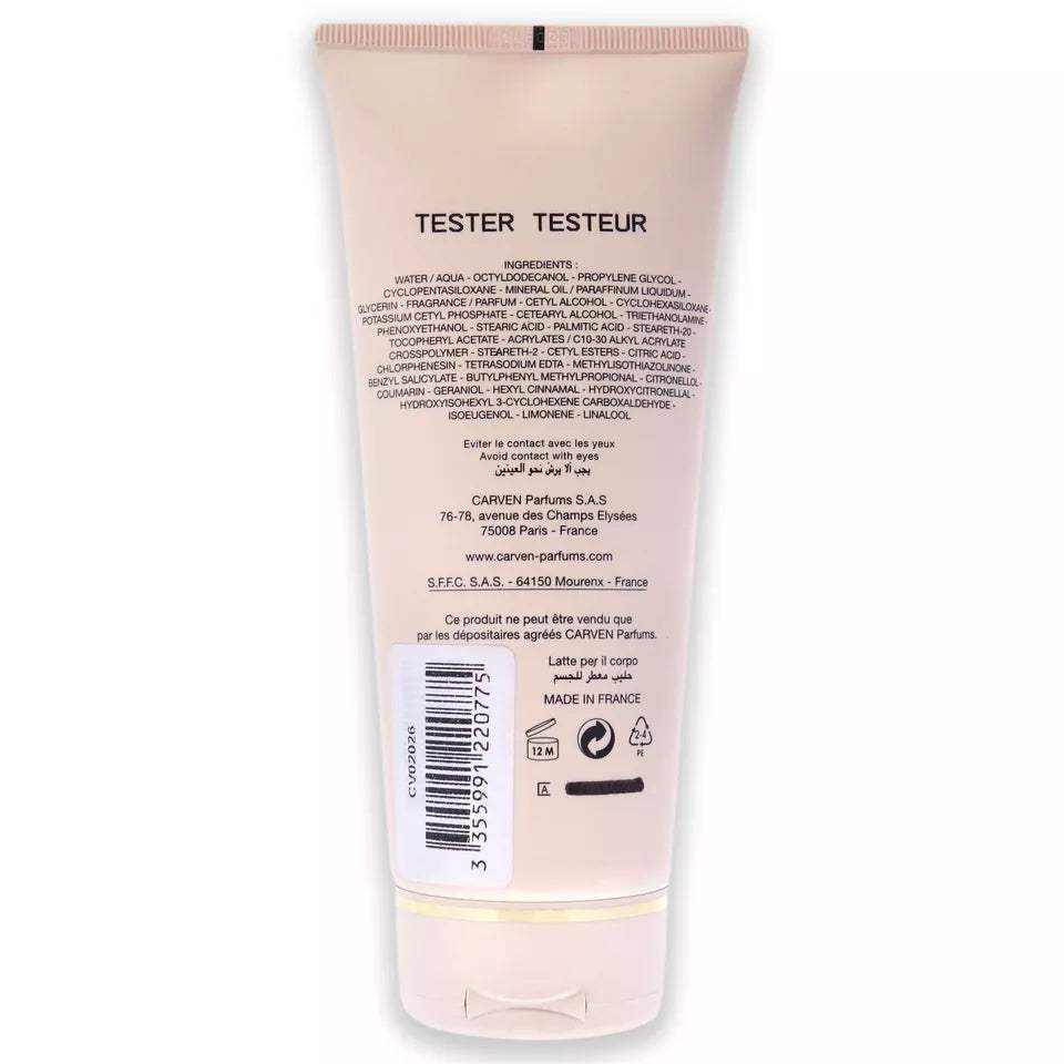 Le Parfum by Carven for Women - 6.7 oz Body Milk (Tester)