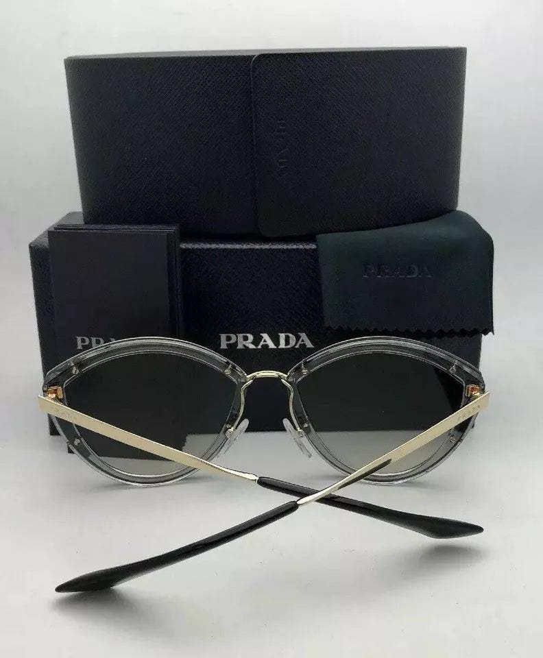 Prada SPR 17S UFV-3C2 - Grey Gradient-Dark Grey by Prada for Women - 53-21-140 mm Sunglasses