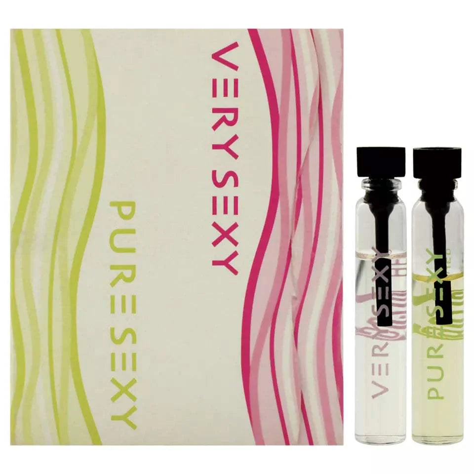 90210 Sexy by Giorgio Beverly Hills for Women - 2 x 2 ml Pure Sexy and Very Sexy EDT Splash Vial (Mini)