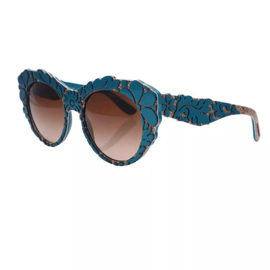 Dolce and Gabbana DG 4267 3000-13 - Top Petroleum-Texture Tissue-Brown Gradient by Dolce and Gabbana for Women - 53-20-140 mm Sunglasses