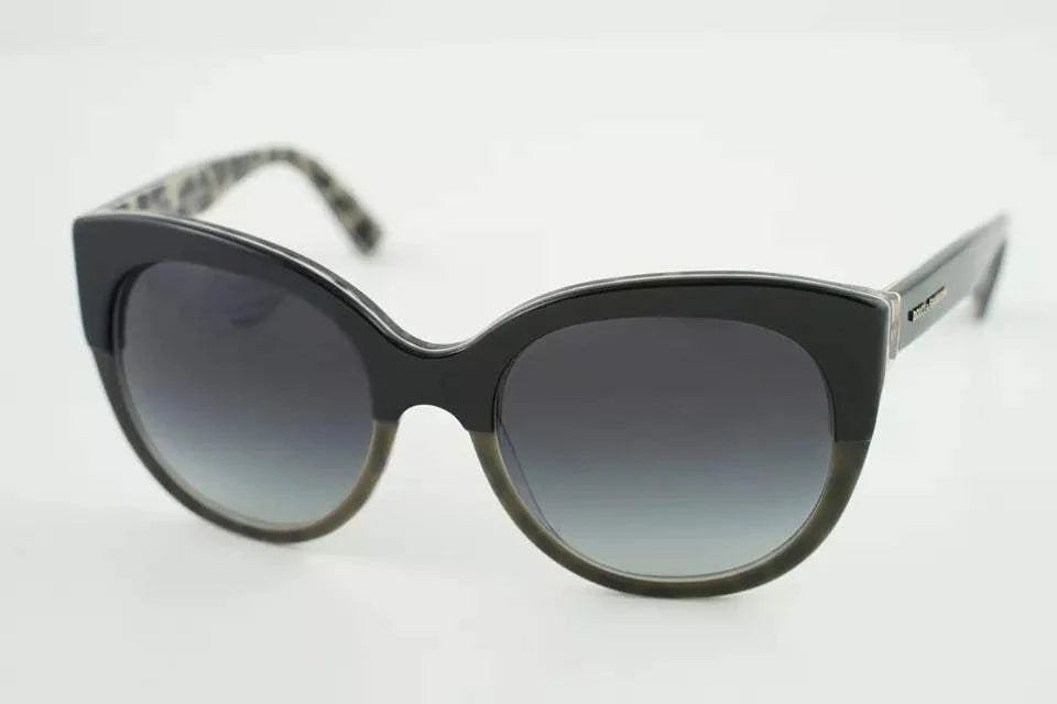 Dolce and Gabbana DG 4259 2857-8G - Top Black On Leo-Grey Gradient by Dolce and Gabbana for Women - 56-20-140 mm Sunglasses