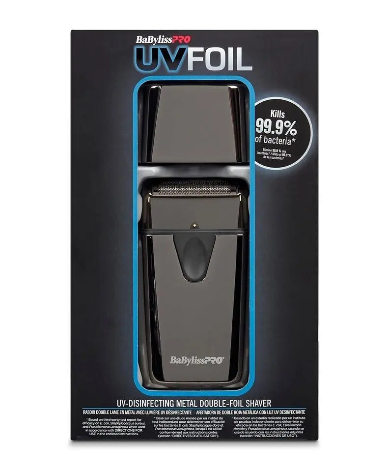 BaBylissPRO UVFOIL Matte Black UV Double Foil Shaver