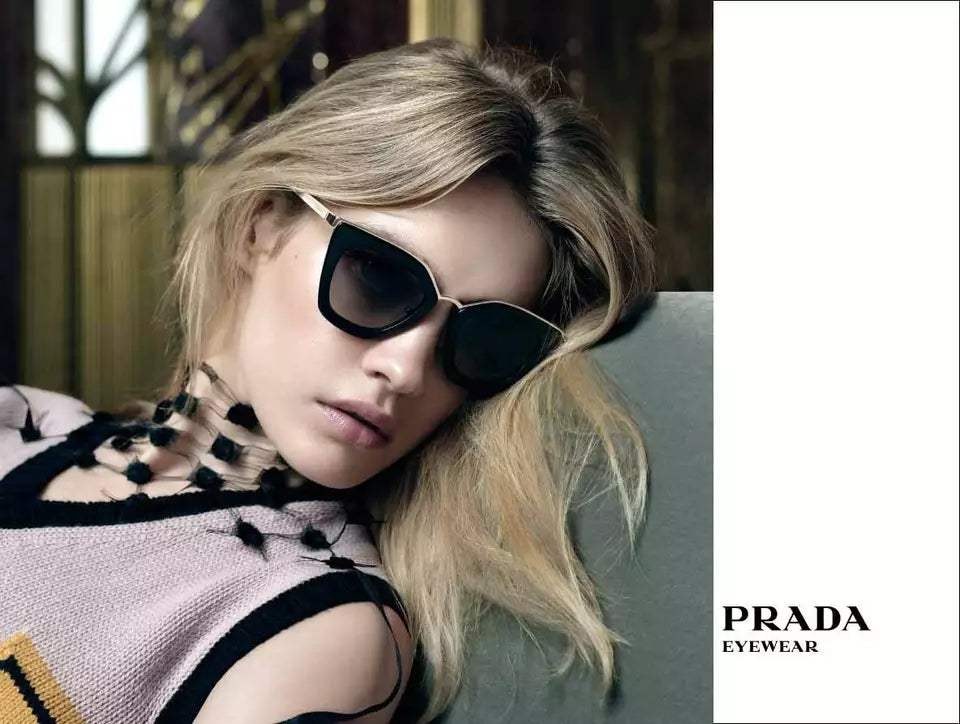 Prada SPR 53S UFV-3C2 - Grey Shaded-Dark Grey by Prada for Women - 52-21-140 mm Sunglasses