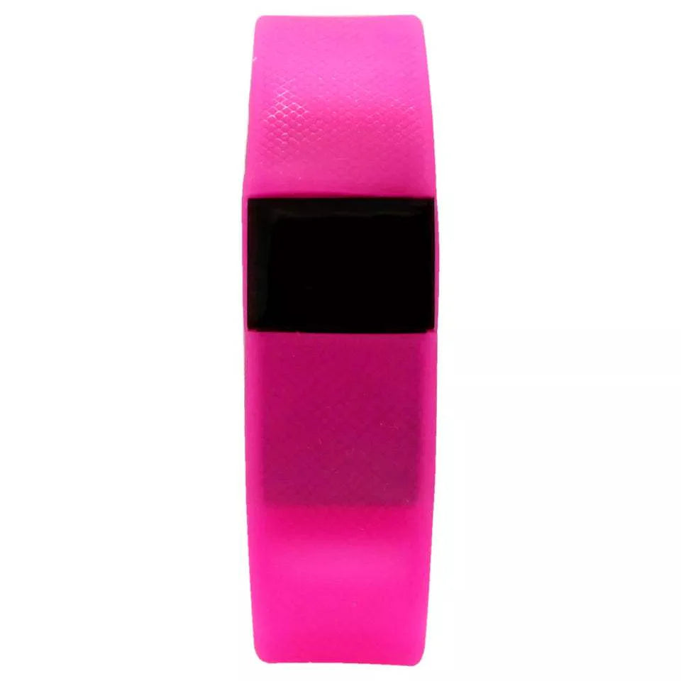EK-H6 Health Sports Pink Silicone Bracelet by Eclock for Unisex - 1 Pc Bracelet