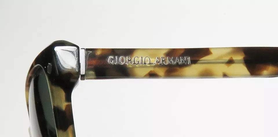 Giorgio Armani AR 8067 5309-58 Frames Of Life - Green Havana-Green Polarized by Giorgio Armani for Men - 53-19-140 mm Sunglasses