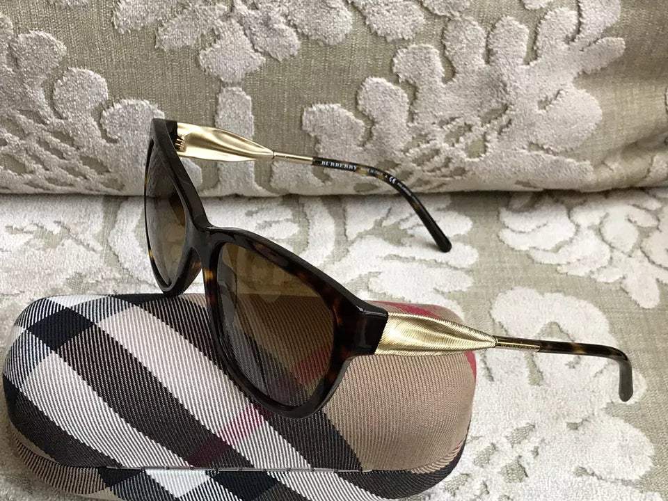 Burberry BE 4203 3002-T5 - Dark Havana-Brown Gradient Polarized by Burberry - 57-18-140 mm Sunglasses