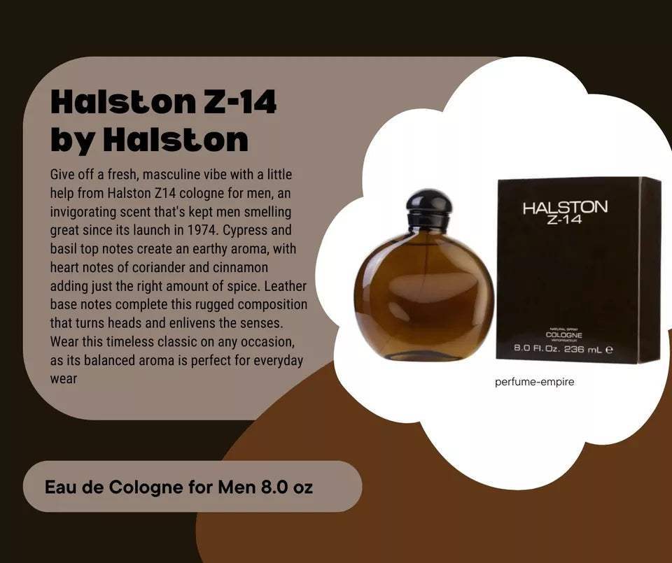 Halston Z-14 by Halston for Men - 8 oz Cologne Spray