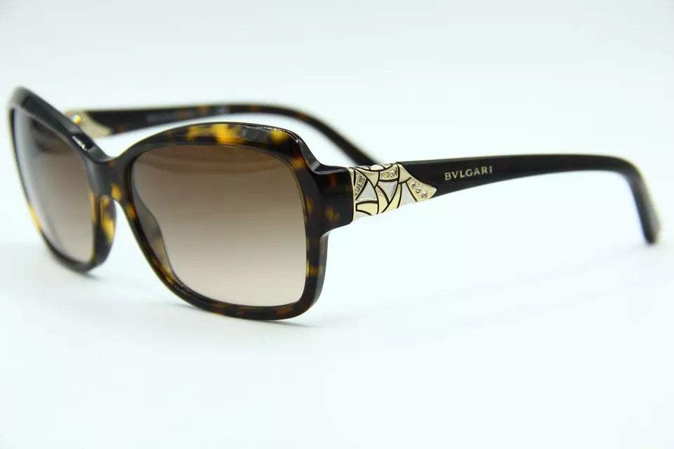 Bvlgari BV8153B 504-13 - Dark Havana-Brown Gradient by Bvlgari for Women - 57-16-140 mm Sunglasses
