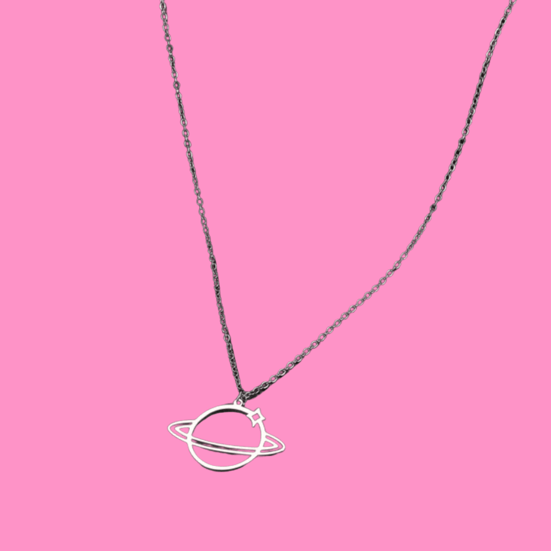 Return to Saturn Necklace - Stainless Steel