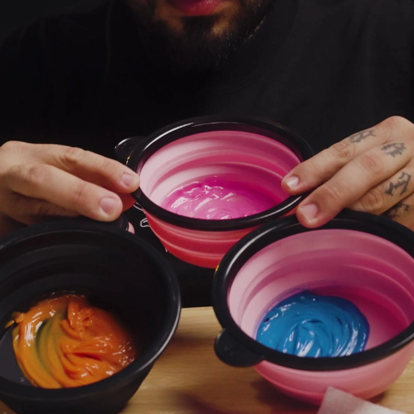 L3VEL3 Collapsible Tint Bowl Pink