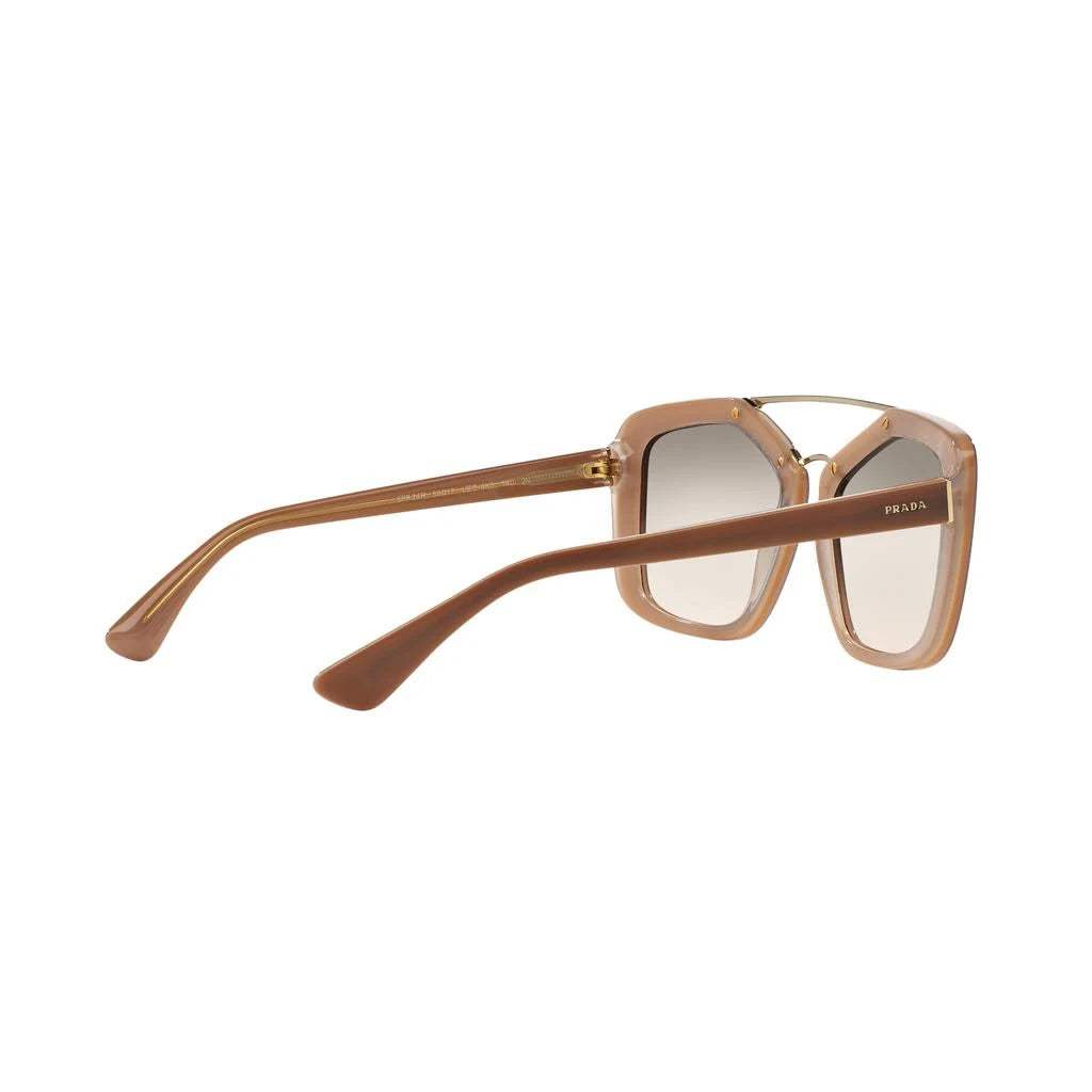 Prada SPR 24R UED-3H2 - Opal Brown Beige-Light Brown Gradient Light Green by Prada for Women - 56-17-140 mm Sunglasses
