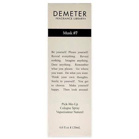 Musk #7 by Demeter for Women - 4 oz Cologne Spray