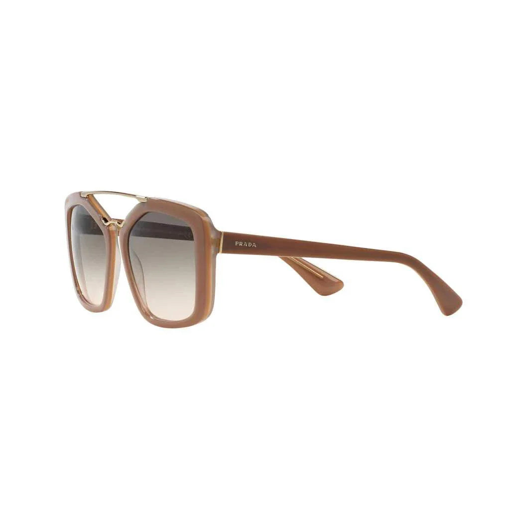 Prada SPR 24R UED-3H2 - Opal Brown Beige-Light Brown Gradient Light Green by Prada for Women - 56-17-140 mm Sunglasses