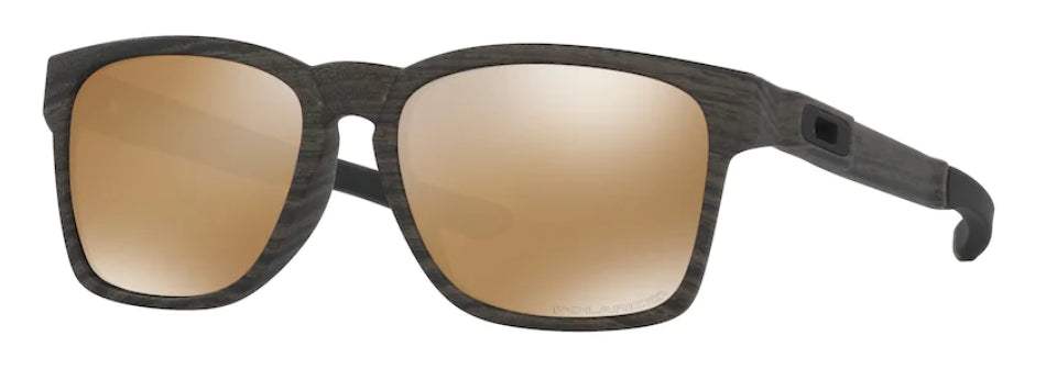 Oakley Gatalyst OO9272-16 - Woodgrain-Tungsten Iridium Polarized by Oakley for Men - 56-17-144 mm Sunglasses