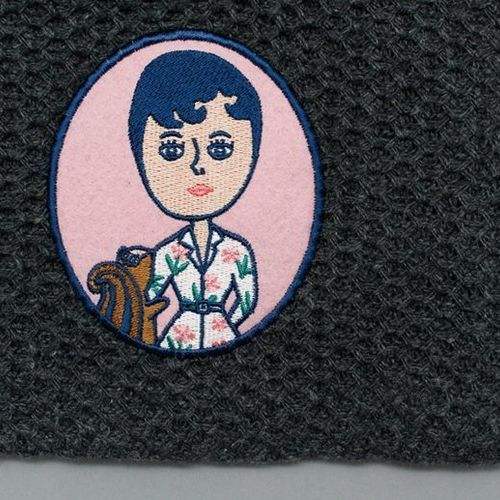 Aurore and Jean Paul Knit PomPom Pouch by Ooh Lala for Women - 1 Pc Bag