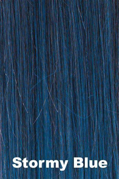 Straight Color Extension Kit - Stormy Blue by Hairdo for Women - 6 x 23 Inch Hair Extension