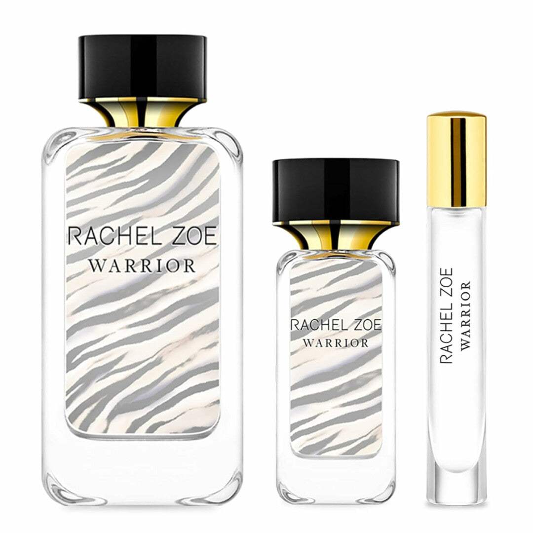 Warrior by Rachel Zoe for Women - 3 Pc Gift Set 3.4oz EDP Spray, 1oz EDP Spray, 0.34oz EDP Spray