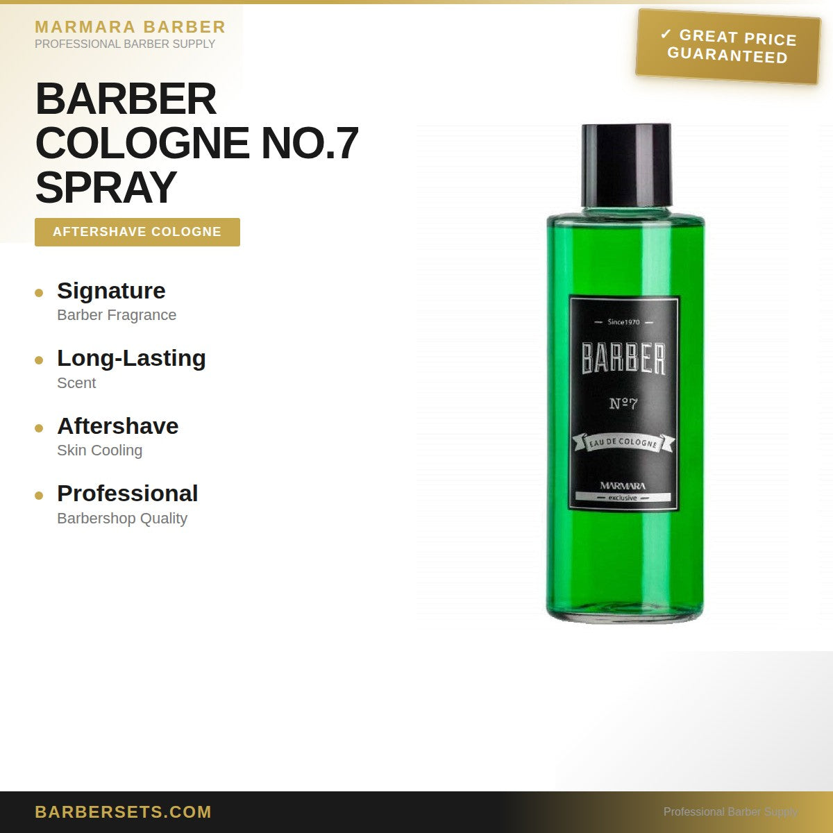 MARMARA BARBER BARBER COLOGNE 50 ML NO.7 SPRAY