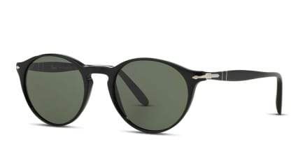Persol PO3092SM 9014-58 - Black-Green Polarized by Persol for Men - 50-19-145 mm Sunglasses