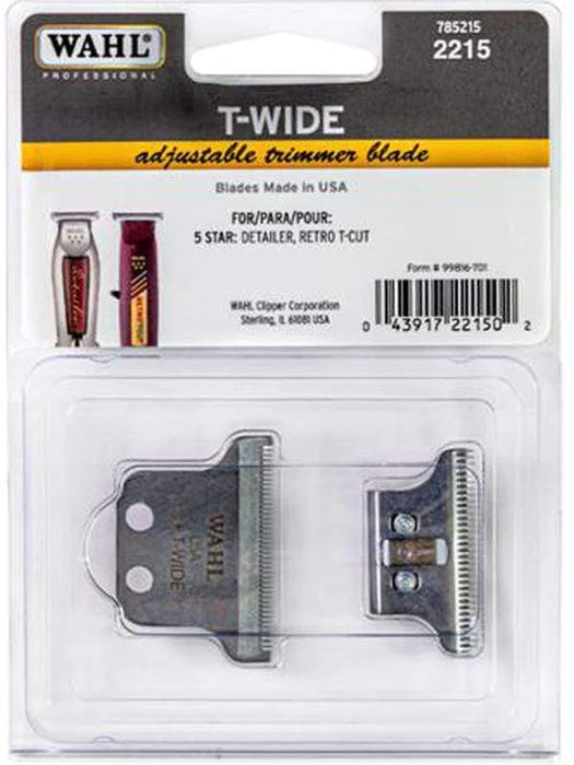 WAHL T-Wide Adjustable Trimmer Blade Set