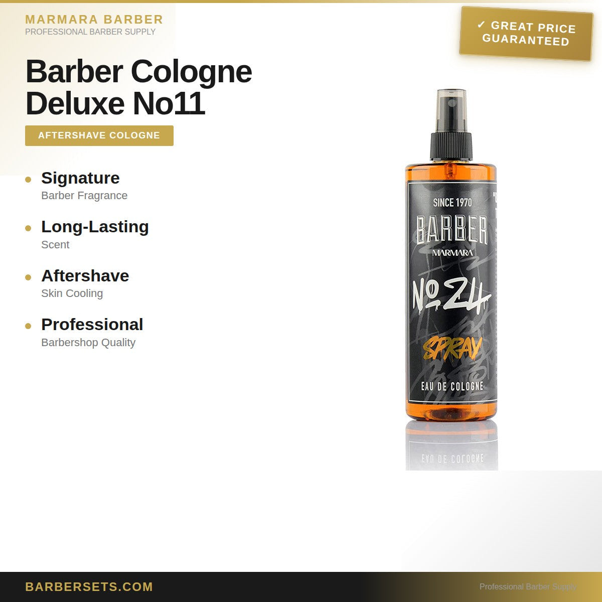 MARMARA BARBER Barber Cologne Deluxe 400ml No11