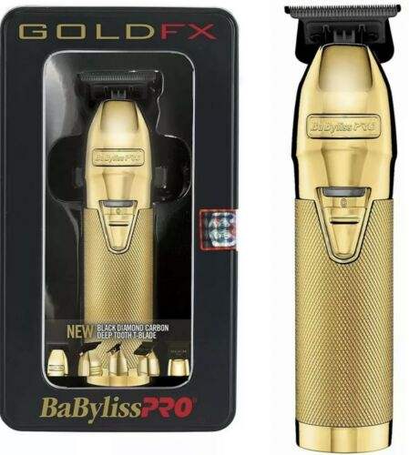 BaBylissPRO GoldFX Cordless Trimmer - Professional High-Precision Gold Detailing and Outlining Tool