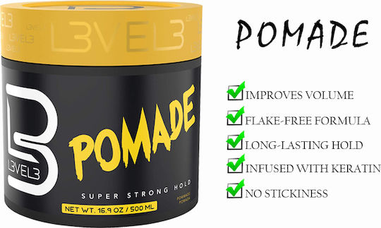 L3VEL3 Hair Styling Pomade 16.9 oz