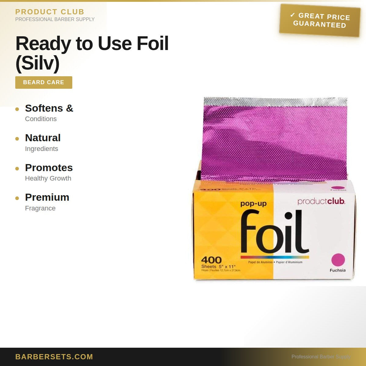 PRODUCT CLUB Ready to Use Foil 500ct (Silv)