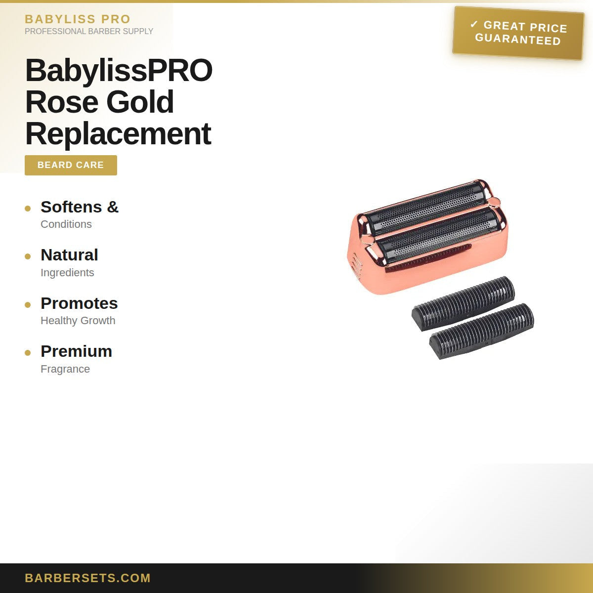 BABYLISS PRO BabylissPRO Rose Gold Replacement Foil & Cutter for FXLFS2RG